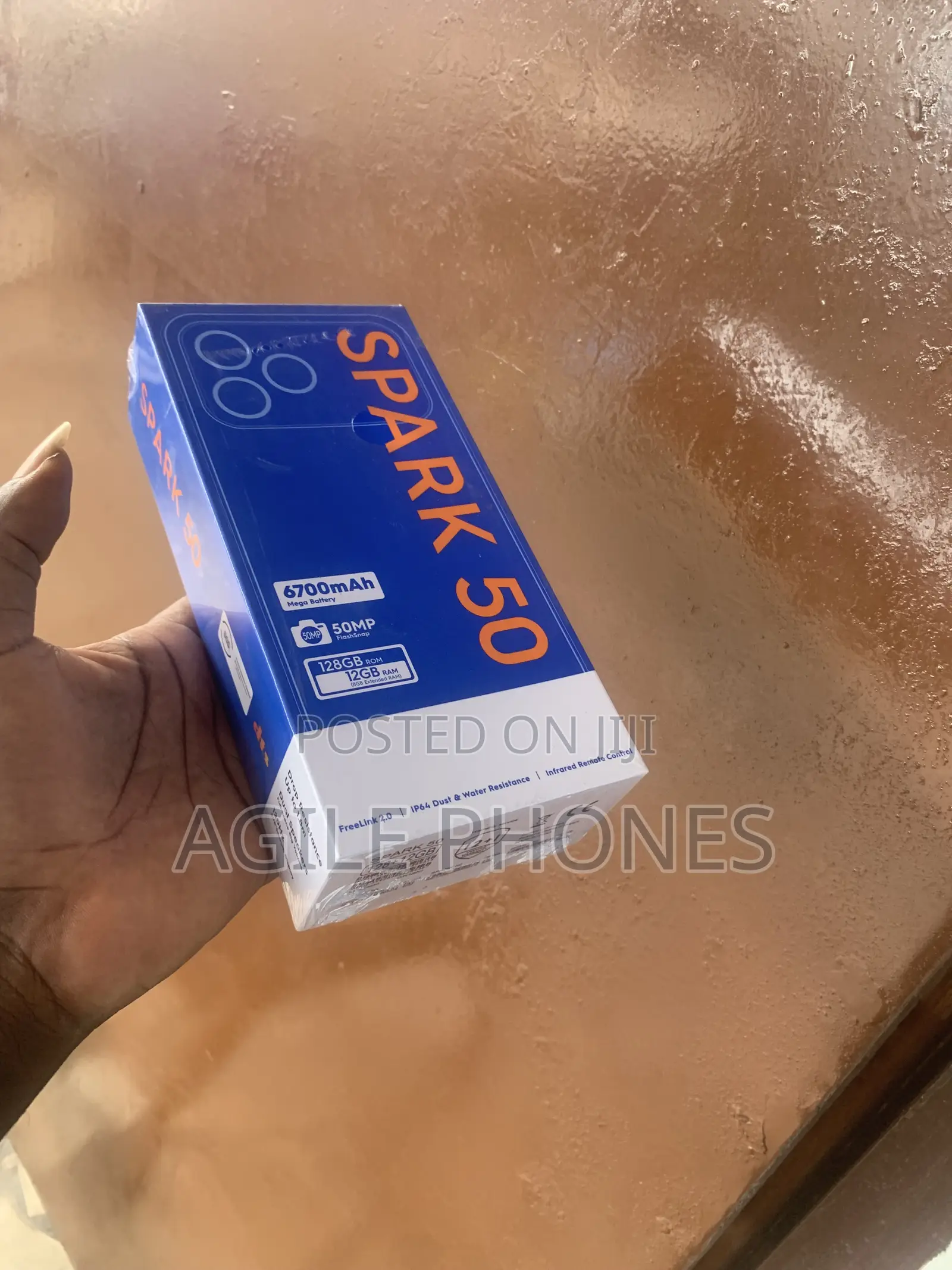 New Tecno Spark 50 128 GB Black