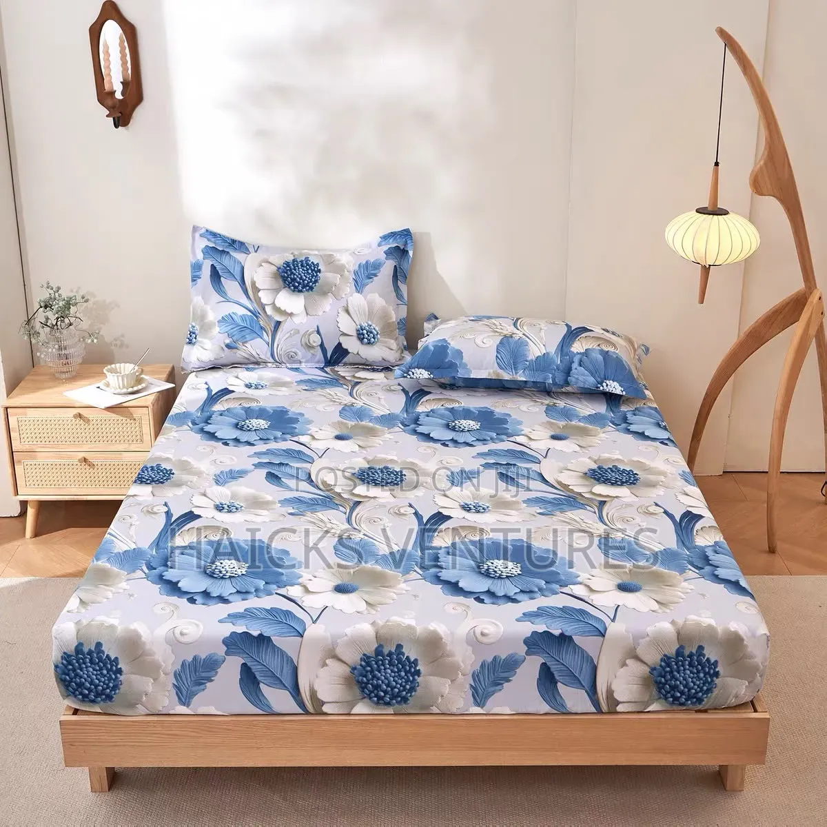 Nice Sleep 2 Pillow Covers and a Double Bed Size Bedsheets