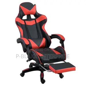 Racer Ergonomic Gaming Chair With Retractable Footrest