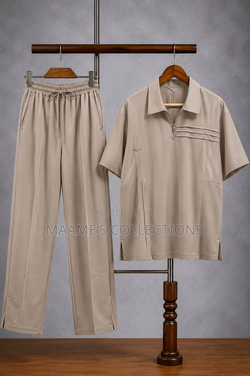 Men’s Casual Matching Set – Top and Down