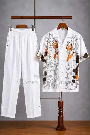 Men’s Casual Matching Set – Top and Down