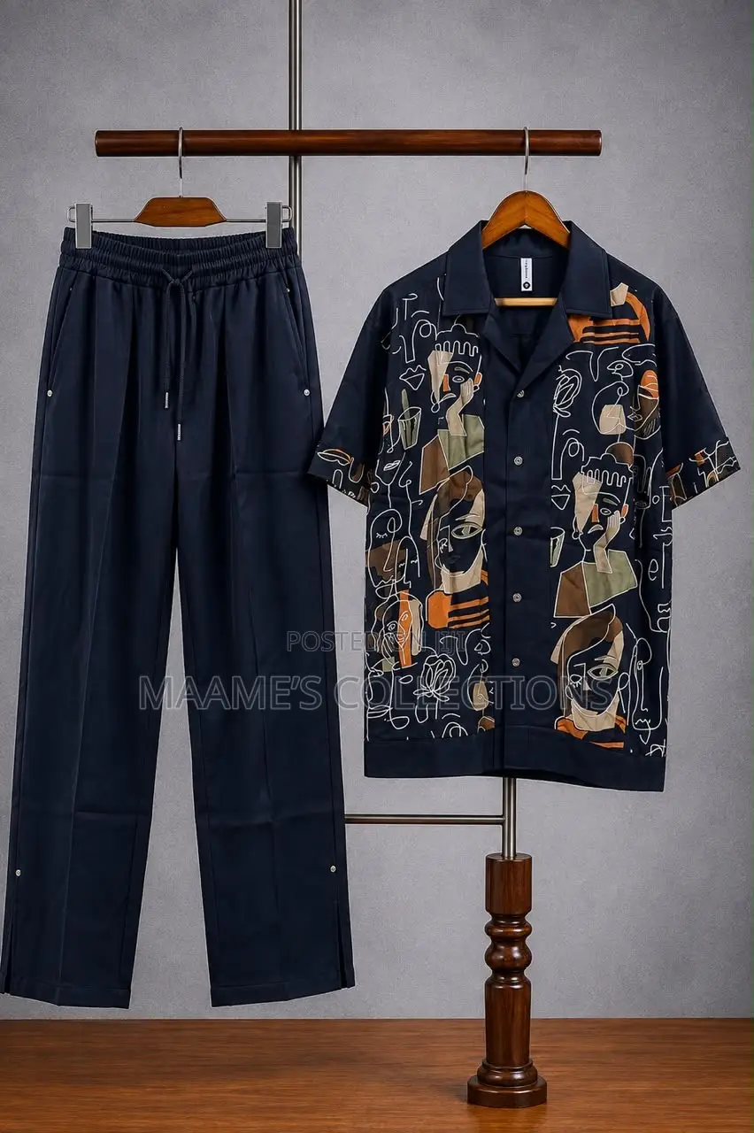 Men’s Casual Matching Set – Top and Down