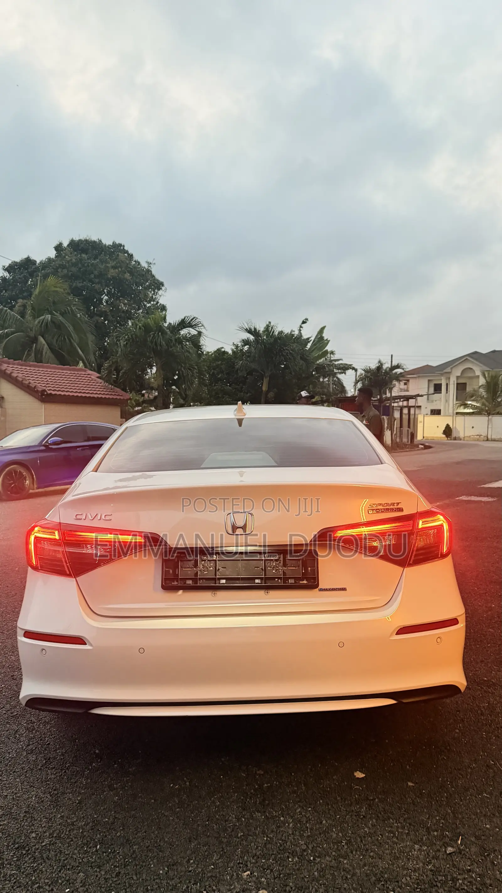Honda Civic Hybrid Sport Touring CVT 2025 White