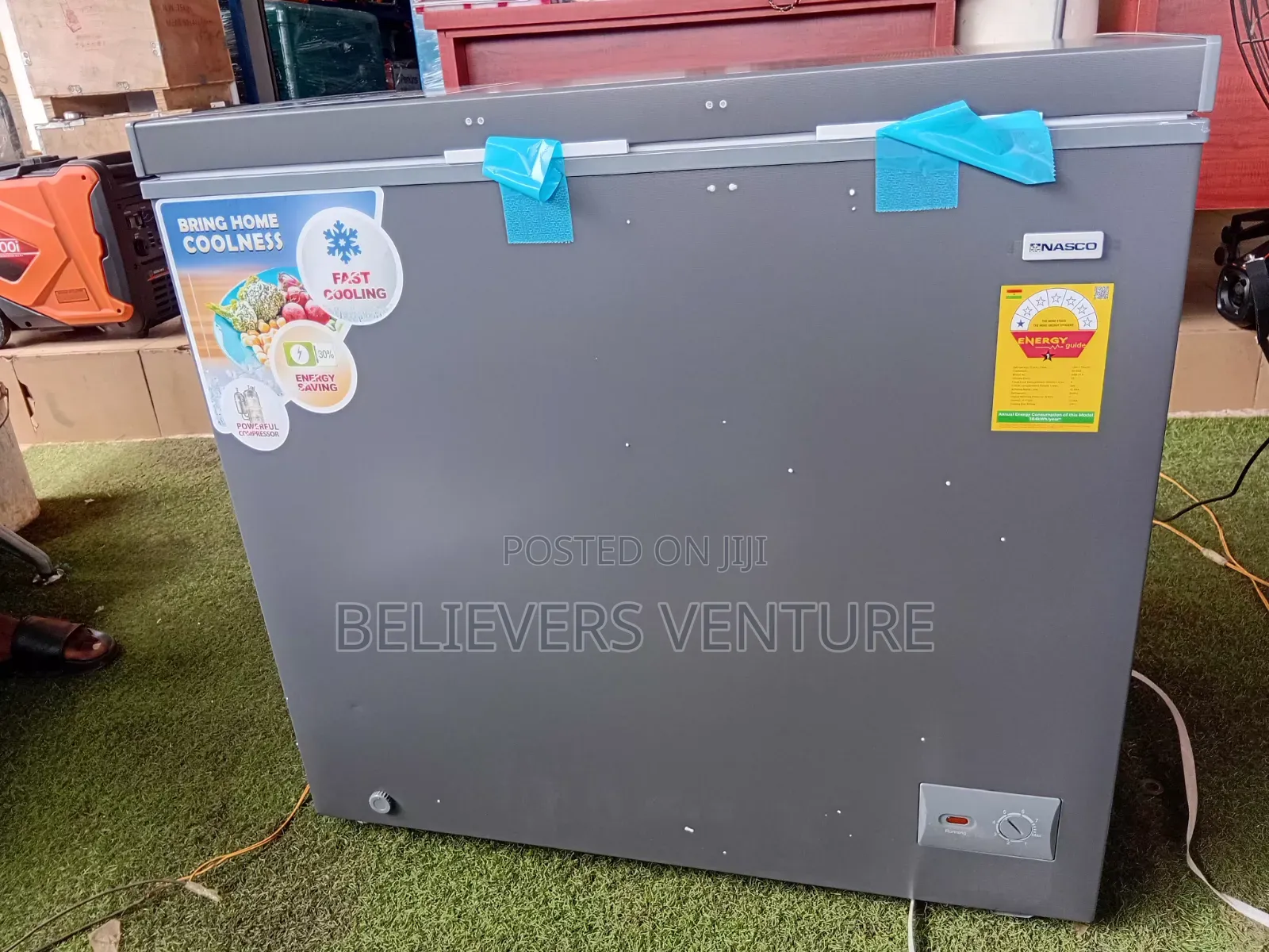 Nasco 200 Litres Chest Freezer – Powerful Cooli Large Storage 200L