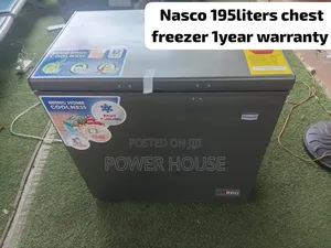 NASCO 195 Litres Chest Freezer – Spacious, Powerful Energy