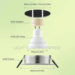Gu10 Frame Auto Recessed Rotating Light