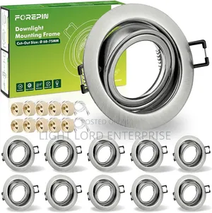 Gu10 Frame Auto Recessed Rotating Light