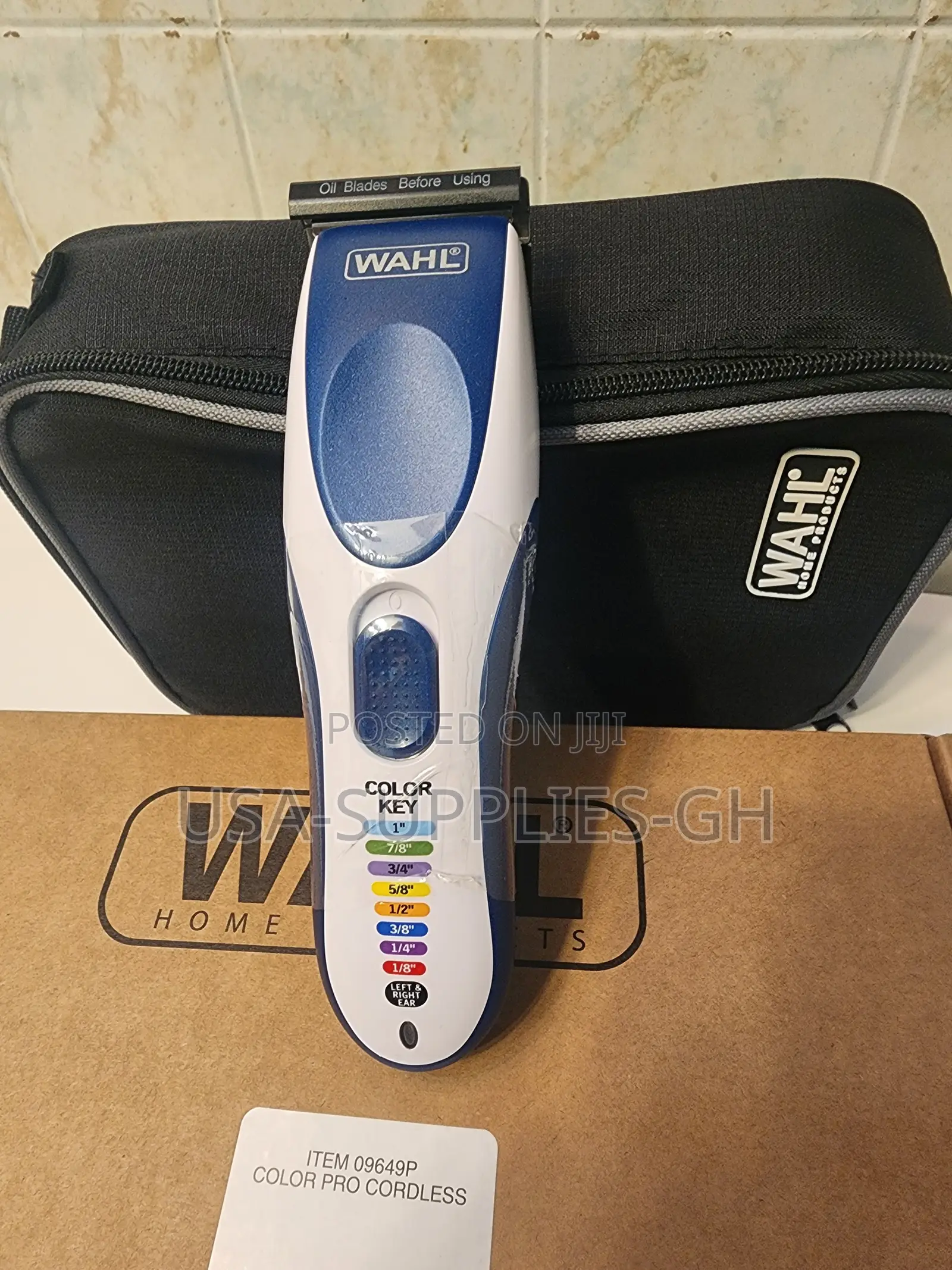 Wahl Color Pro Cordless Rechargeable Hair Clipper Trimmer From Usa