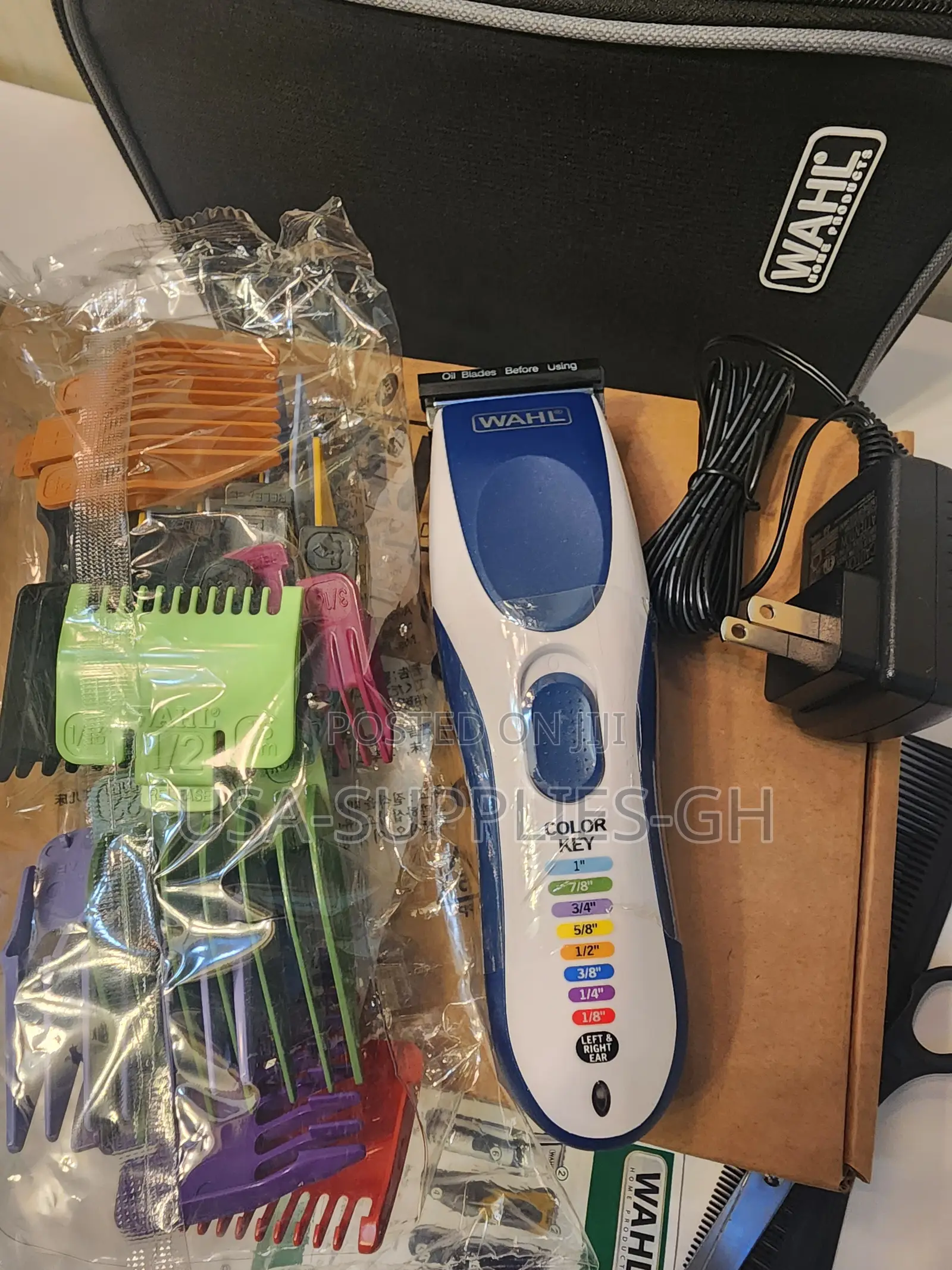 Wahl Color Pro Cordless Rechargeable Hair Clipper Trimmer From Usa