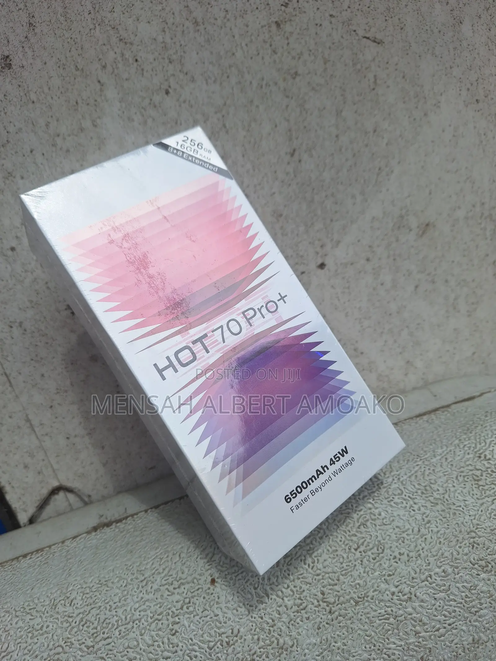 New Infinix Hot 70 Pro 5G+ 256 GB Black