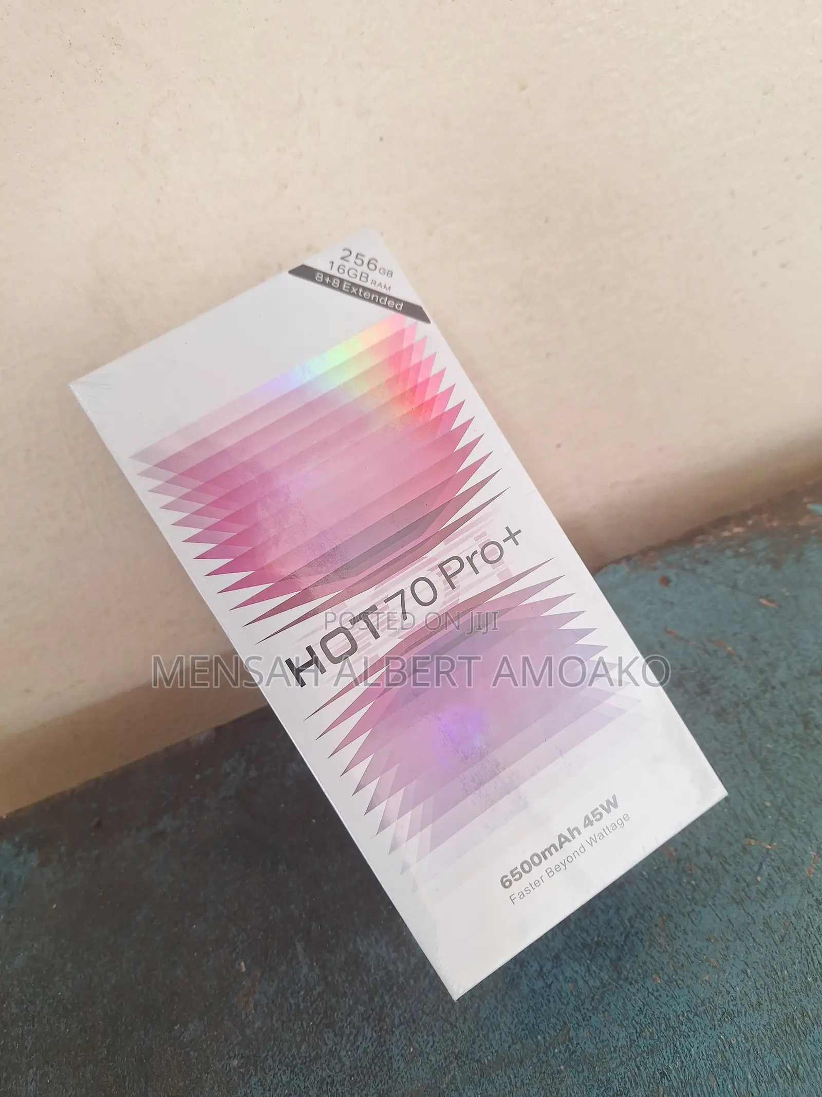 New Infinix Hot 70 Pro 5G+ 256 GB Black