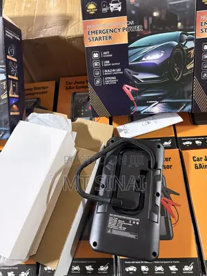 Car Jump Starter With a Car Tire Pump