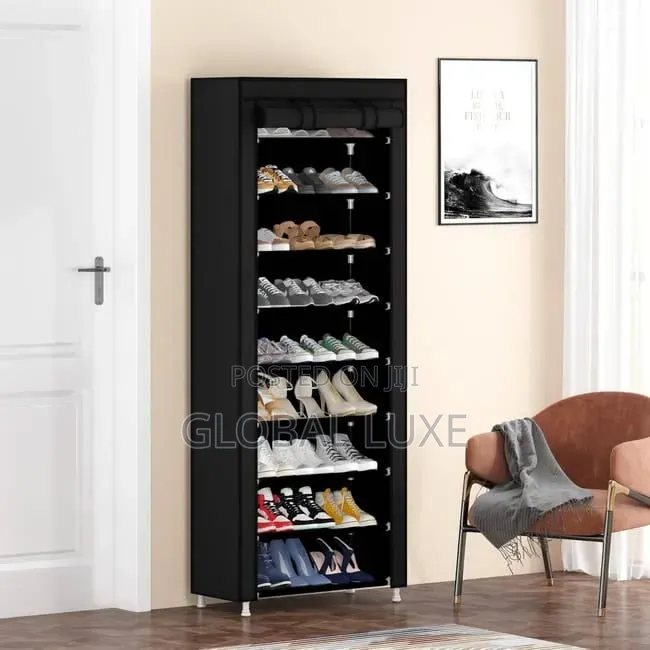 10-Layer Shoe Rack – Spacious & Durable