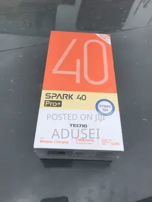 New Tecno Spark 40 Pro+ 256 GB Black