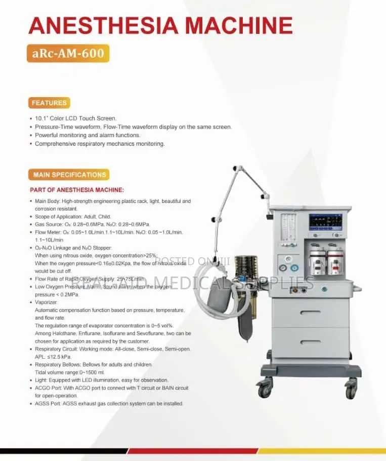 Aneasthia Machines