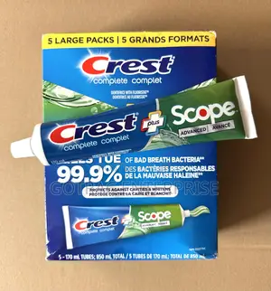 Crest Toothpaste (5-Pack) Advanced - Active Foam Technology