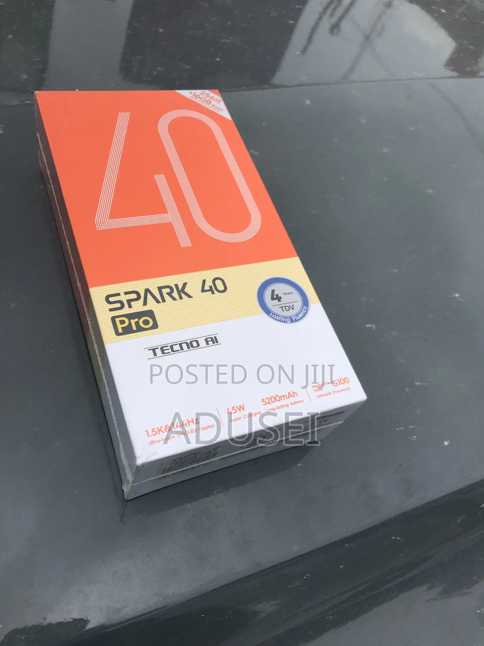 New Tecno Spark 40 Pro 256 GB Black