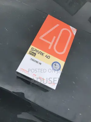 New Tecno Spark 40 Pro 256 GB Black