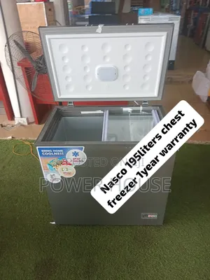 Quality NASCO 195L Chest Freezer Perfect for Storing Meat Fish, Frozen