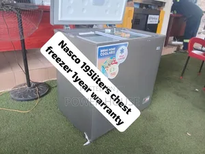 Quality NASCO 195L Chest Freezer Perfect for Storing Meat Fish, Frozen