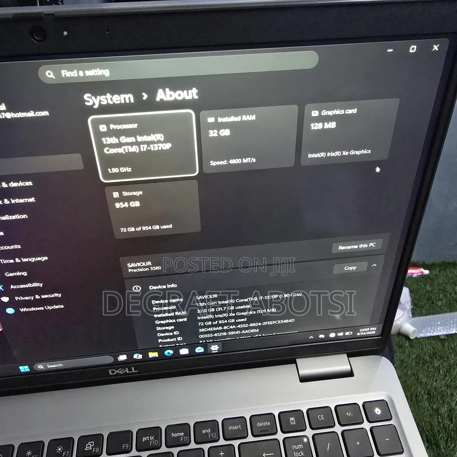 Laptop Dell Inspiron 14 3552 32GB Intel Core i7 SSD 1T