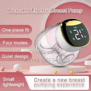 Wearable Electric Breast Pump - Hands-Free, USB Rechargeable