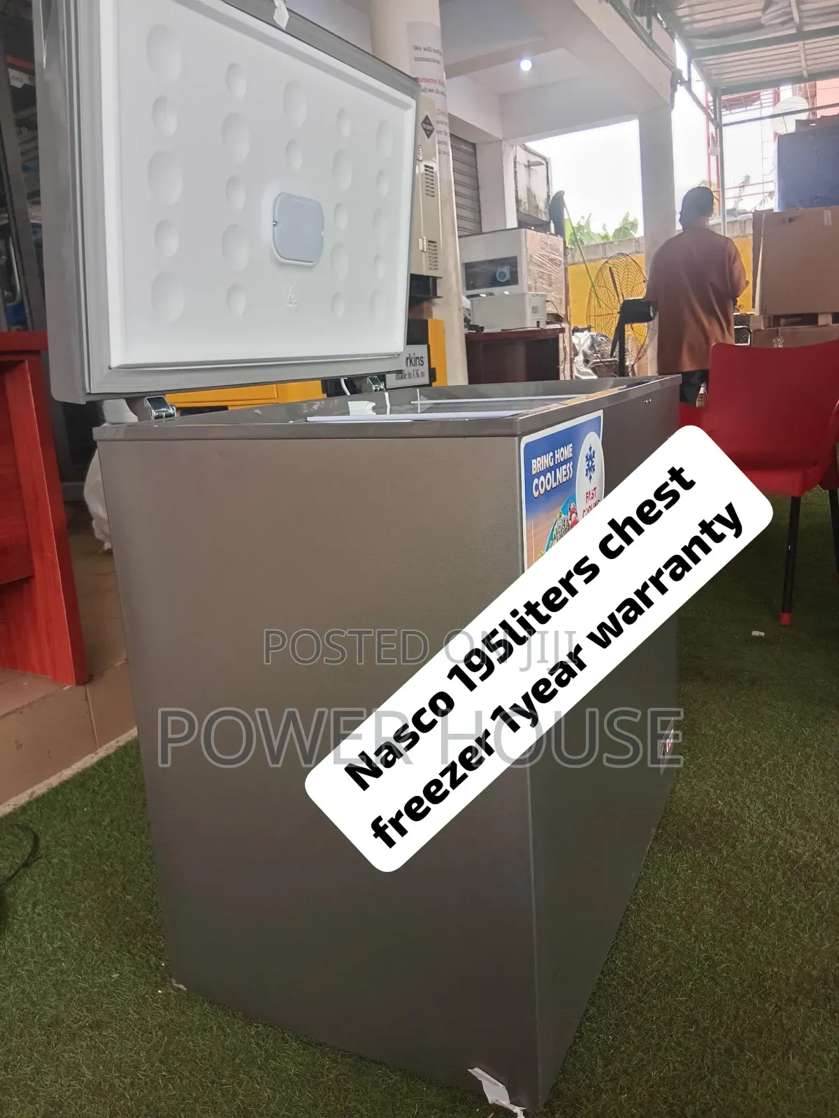 NASCO 195L Chest Freezer – Reliable Deep Freezer for Home, Provision