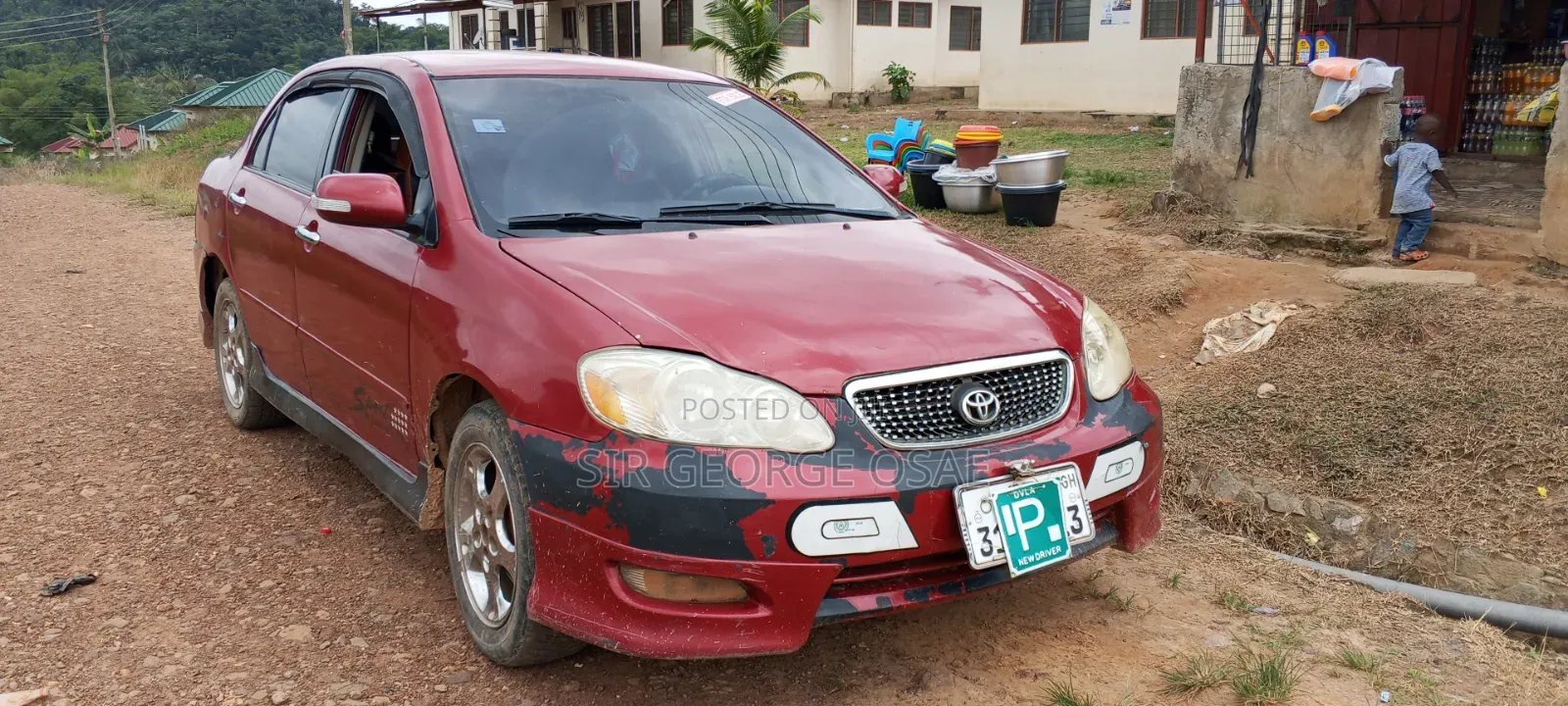 Toyota Corolla 2007 Red