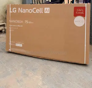 LG Nano80a 75" Cinema TV - Hdr10 Pro, Ai Super Upscaling, Uhd