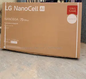 LG 75" NANO80A AI-Powered TV - webOS Smart Hub With Voice Control