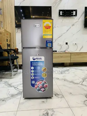 Pearl PF-216TBG-5E 136L Double-Door Top-Freezer Refrigerator