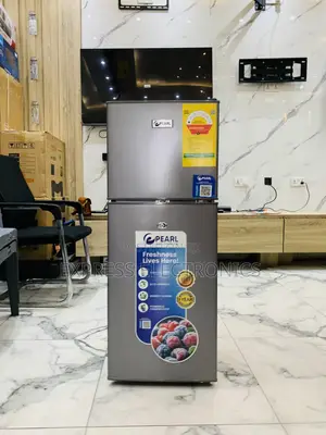 Pearl PF-216TBG-5E 136L Double-Door Top-Freezer Refrigerator