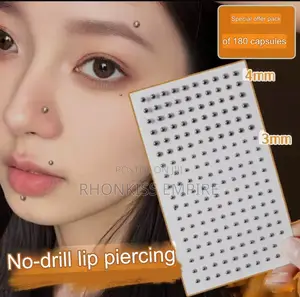No Piercing Nose Studs