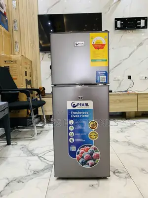 Hot Deals Pearl PF-216TBG-5E 136L Double-Door Top-Freezer Refrigerator