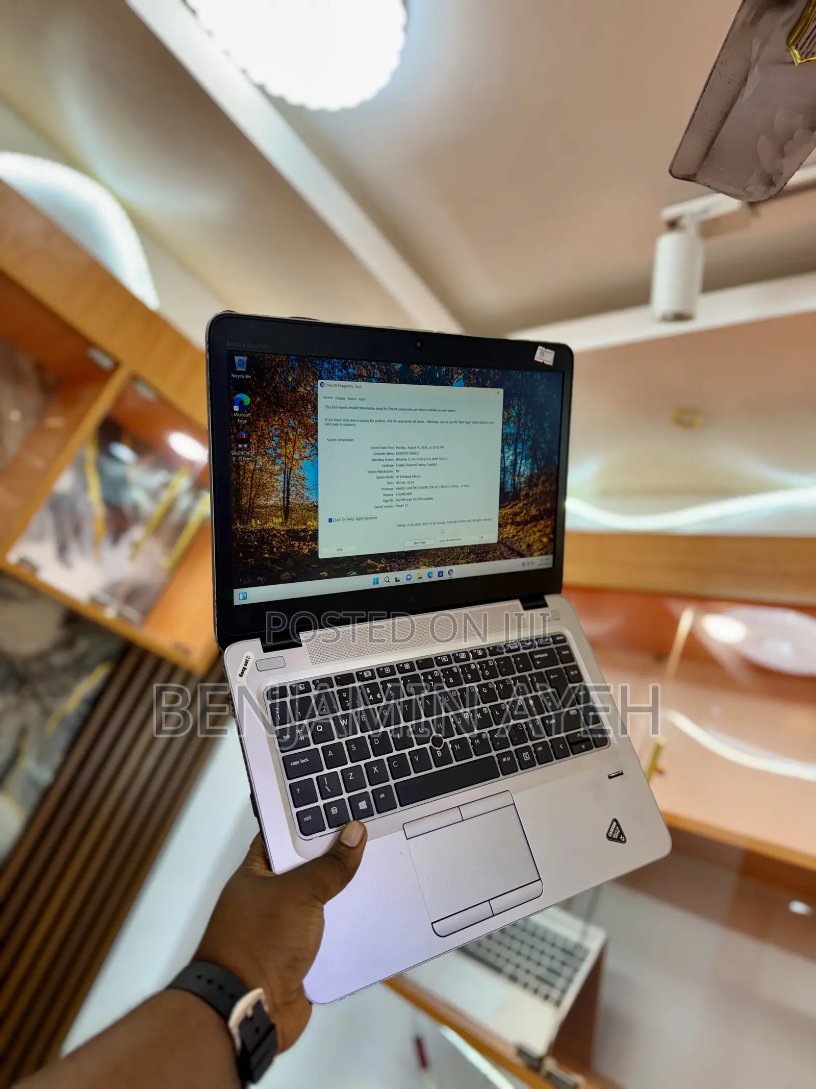 Laptop HP EliteBook 840 G3 8GB Intel Core i5 SSD 256GB