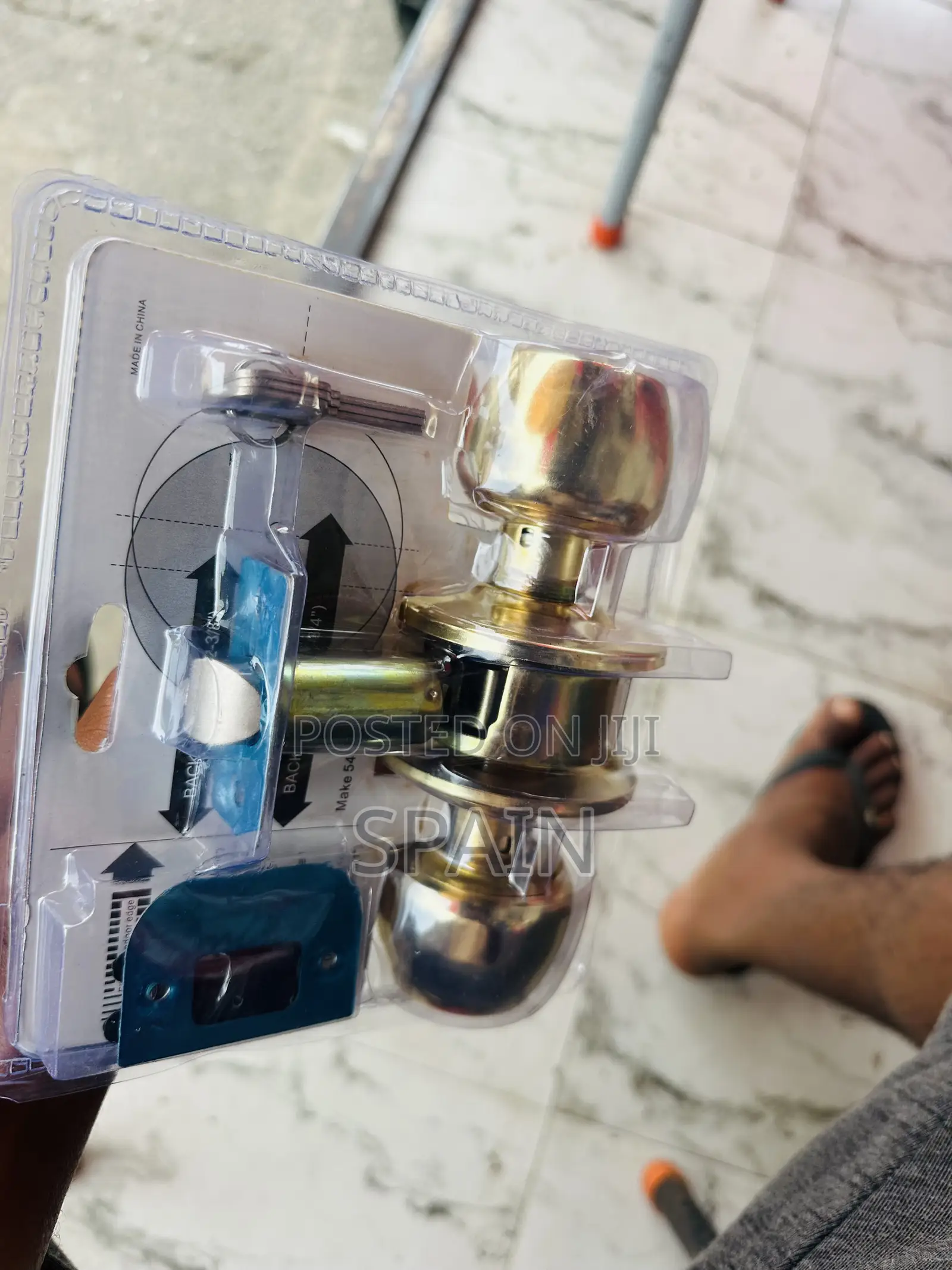Gold Knob Lock