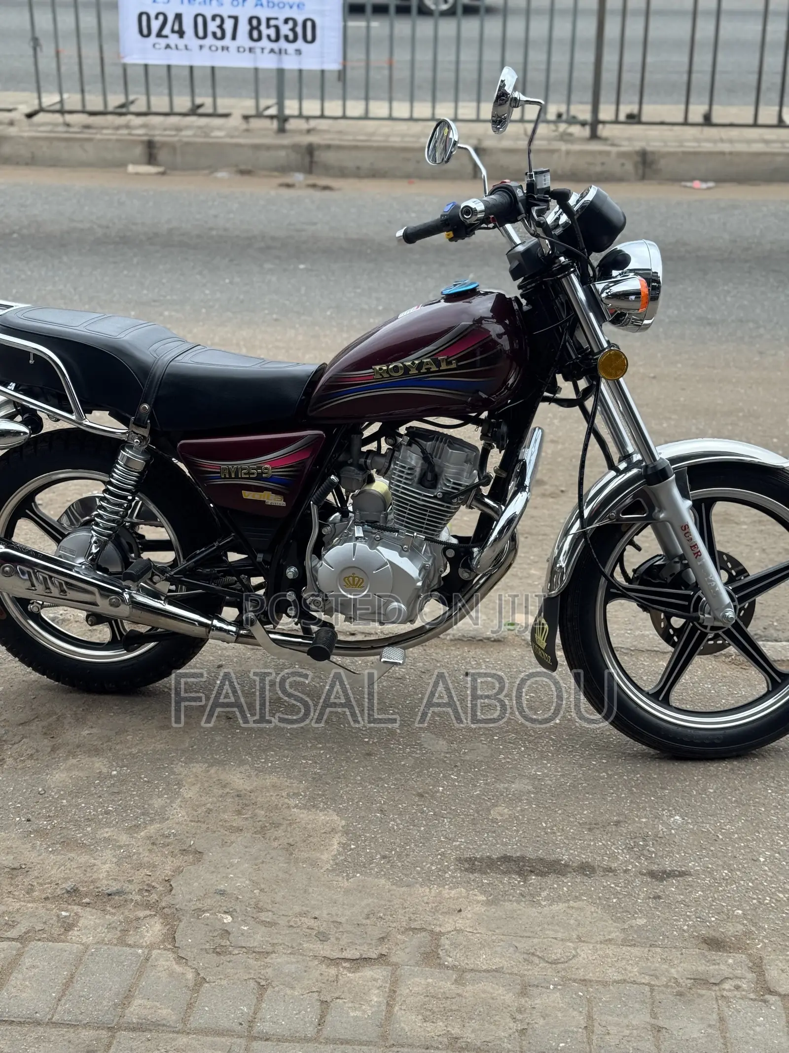 New Royal RY125 2026 Black