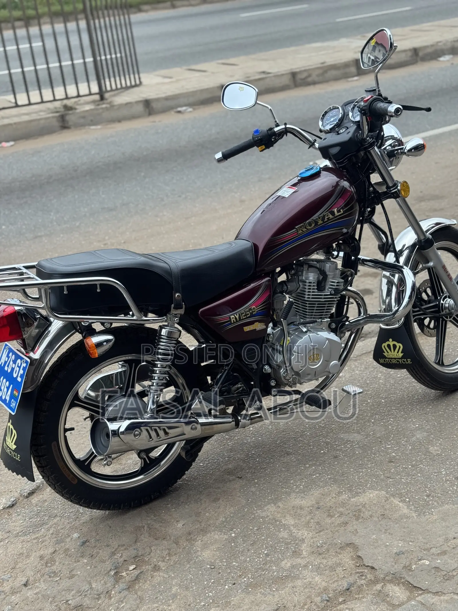 New Royal RY125 2026 Black