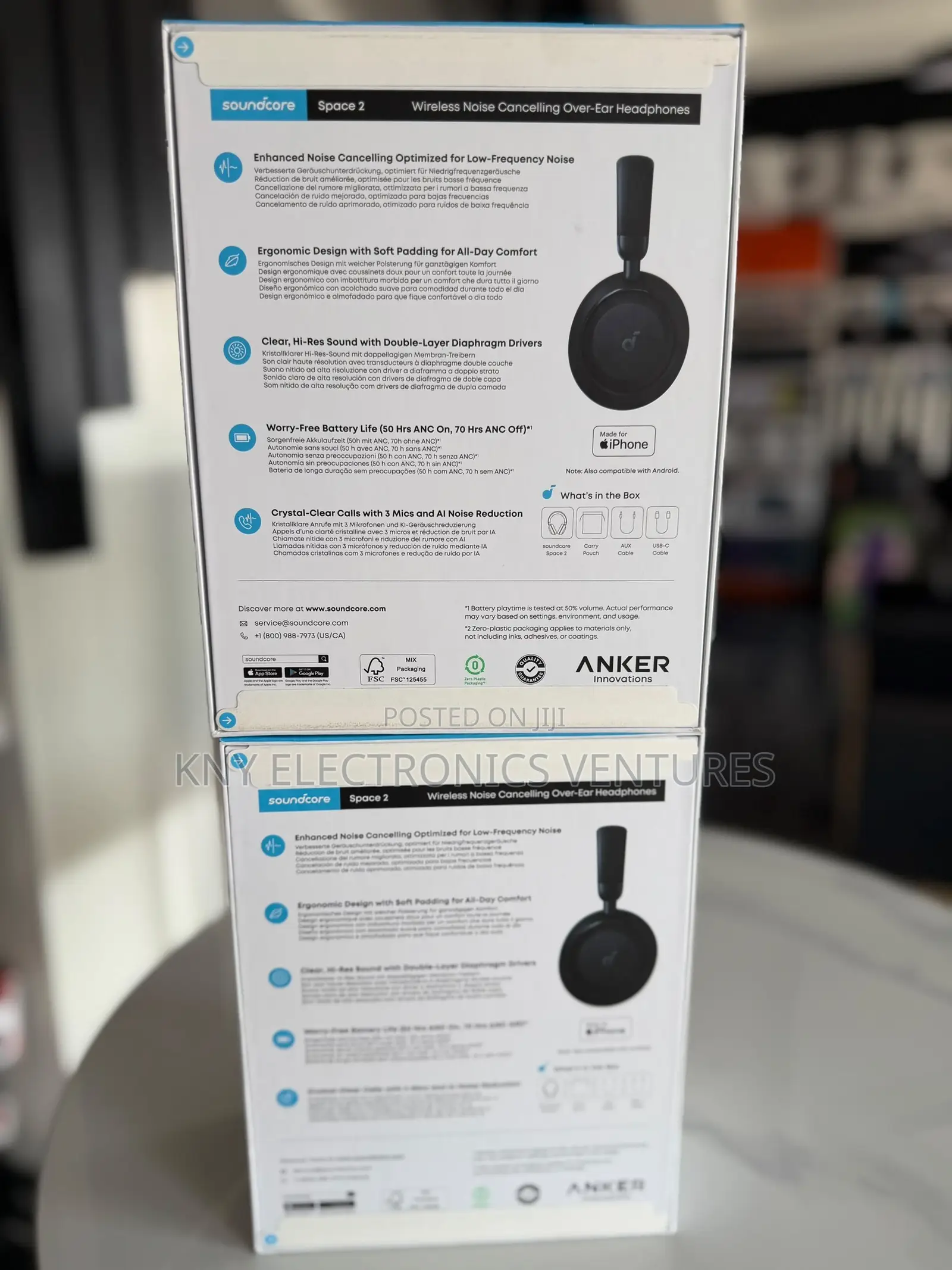 Soundcore by Anker Space 2 Wireless Headphones