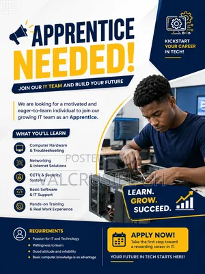 Apprentice Needed for an IT Company