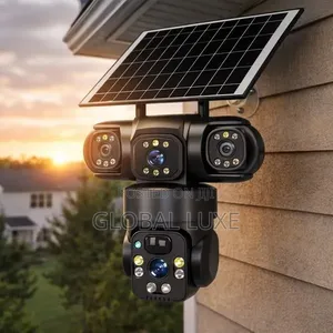 4-Lens Solar Security Camera – 4G Smart CCTV Camera