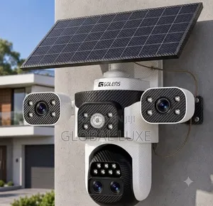4-Lens Solar Security Camera – 4G Smart CCTV Camera