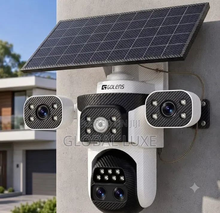 4-Lens Solar Security Camera – 4G Smart CCTV Camera