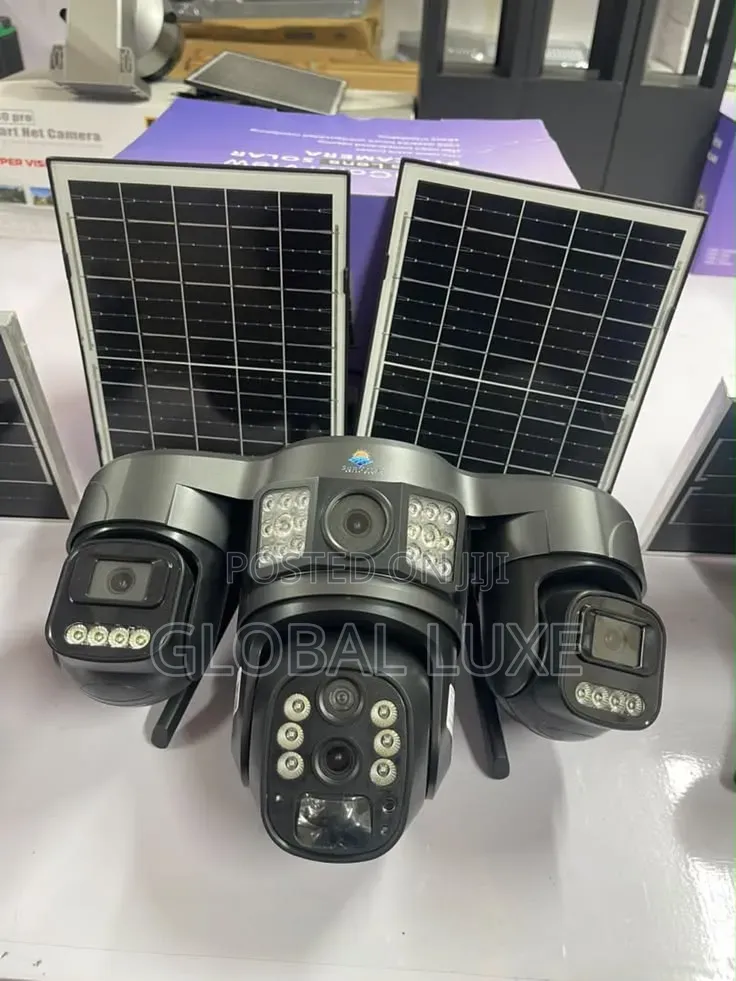 4-Lens Solar Security Camera – 4G Smart CCTV Camera