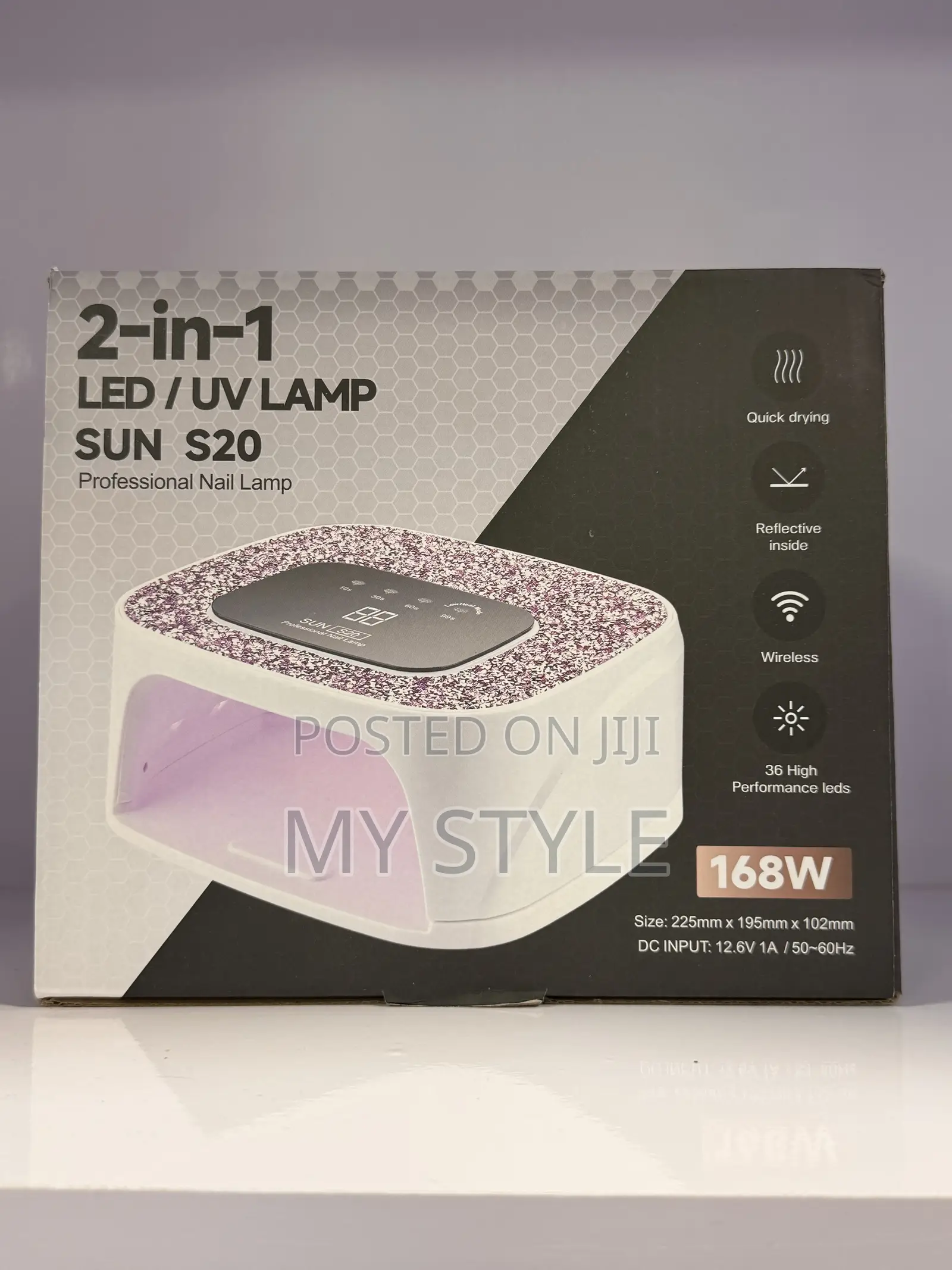 2-in-1 Led/Uv Lamp Sun S20 Rechargeable