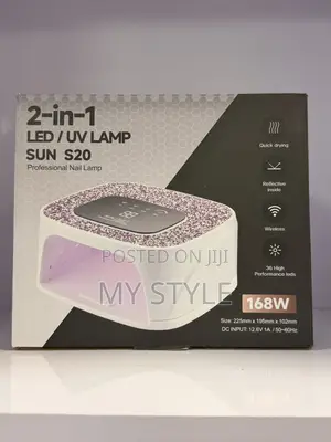 2-in-1 Led/Uv Lamp Sun S20 Rechargeable