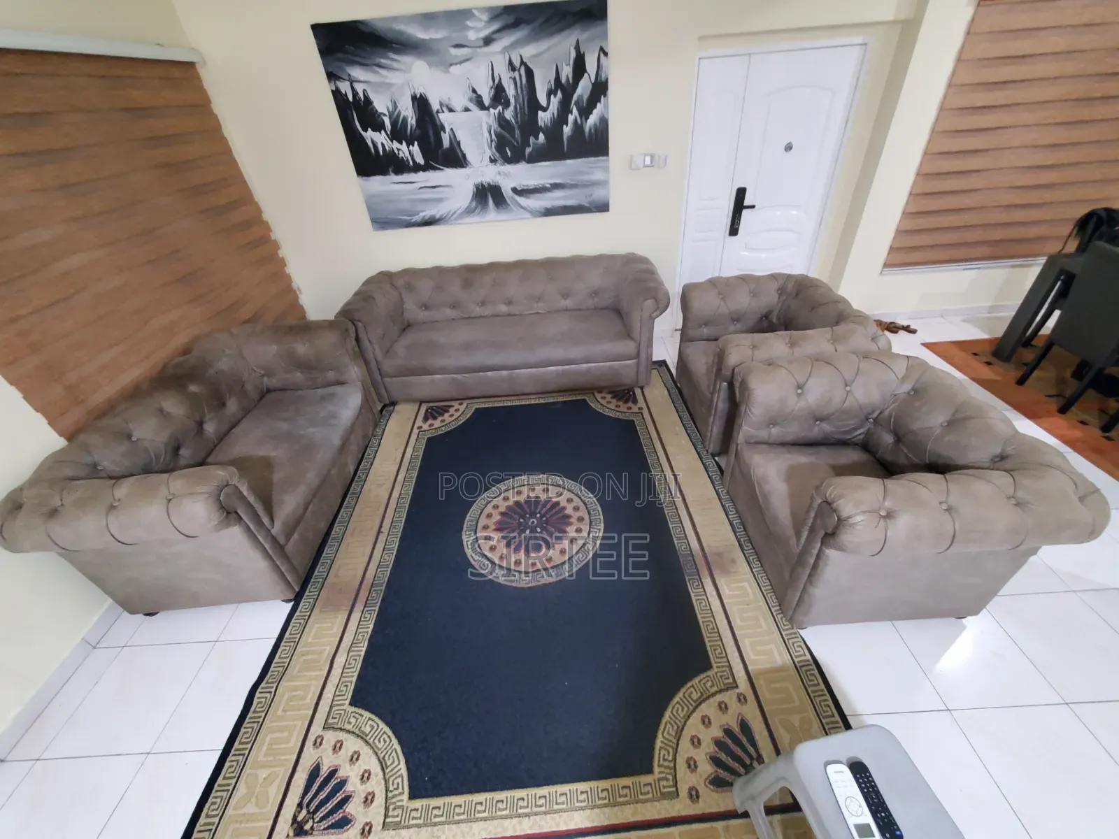 Sofa Set Chesterfield-7 Seater-Relocation Sale.