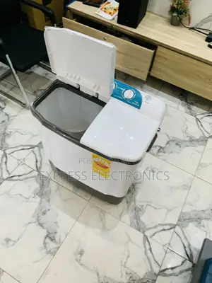 Call for Nasco NASTT-B50FL 5kg Twin Tub Washing Machine - White Grey