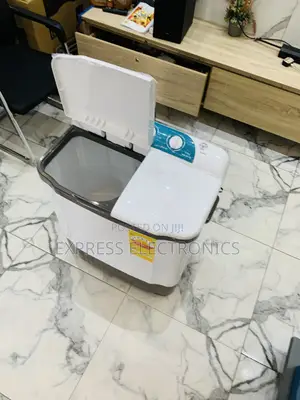 Call for Nasco NASTT-B50FL 5kg Twin Tub Washing Machine - White Grey