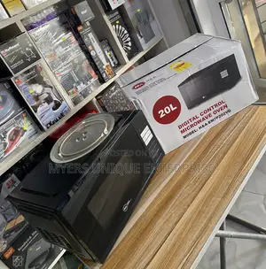 Black Digital Microwave Oven 20 Liters